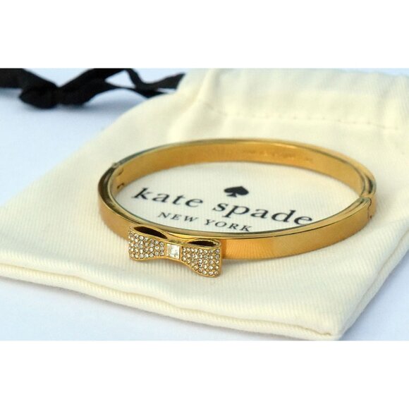 kate spade Jewelry - Kate Spade New York "Ready Set Bow" adorned with a bow of pavé crystals